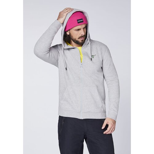 HOODIEJACKE MIT GROSSEM BACKPRINT