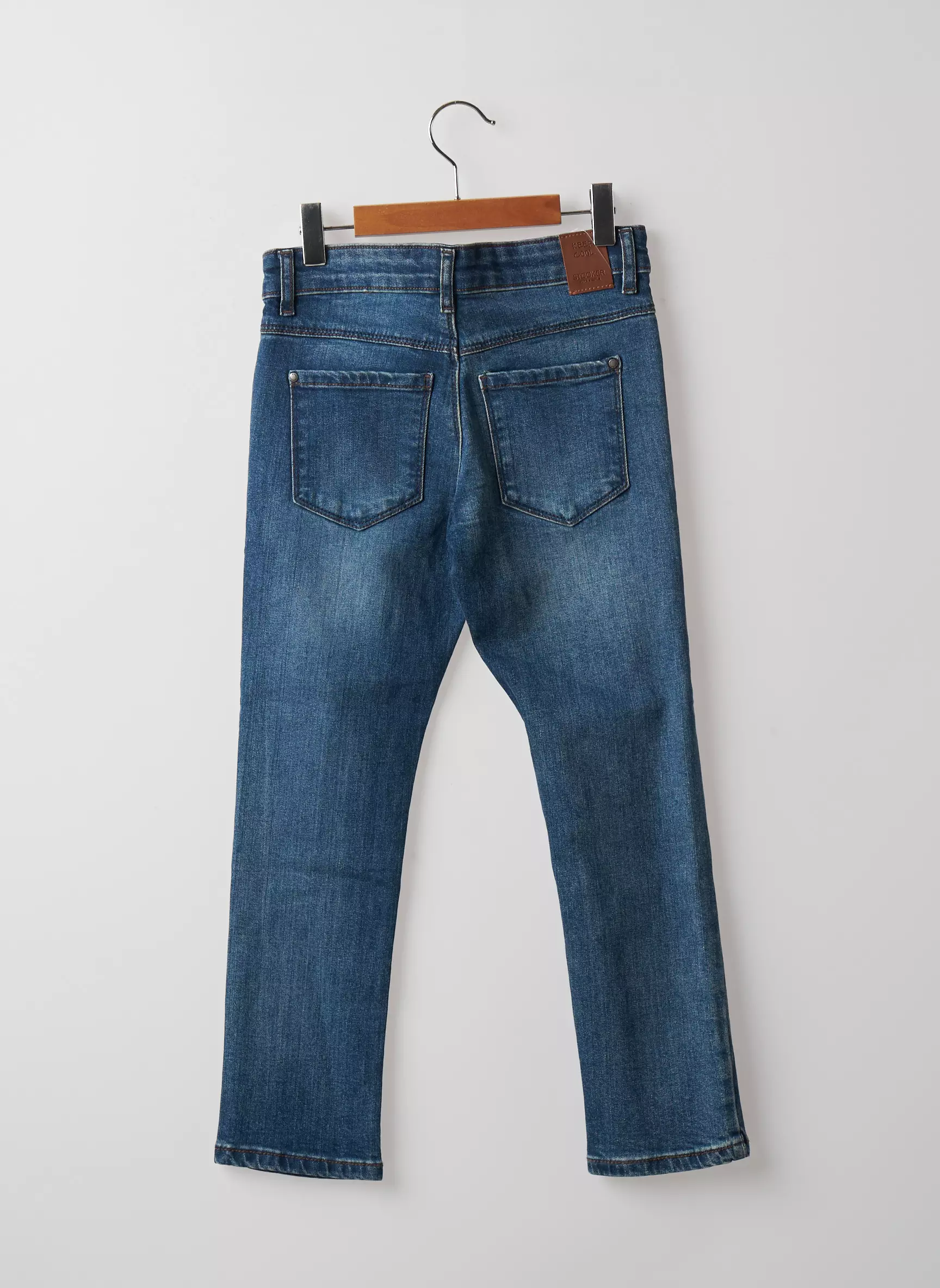 Stooker Jeans Coupe Slim Garcon couleur bleu