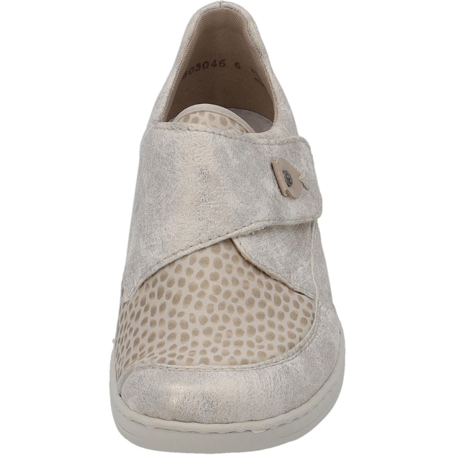 Rieker 48951, Klassische Halbschuhe, Damen, beige-gold/perlcreme/cliff