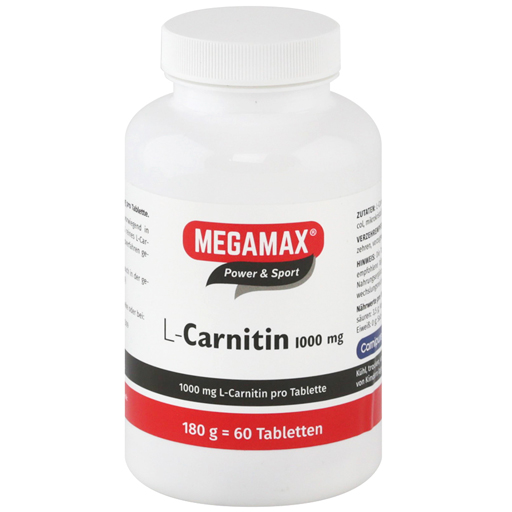 MEGAMAX L-Carnitin 1000 mg Tabletten  60 St  Tabletten