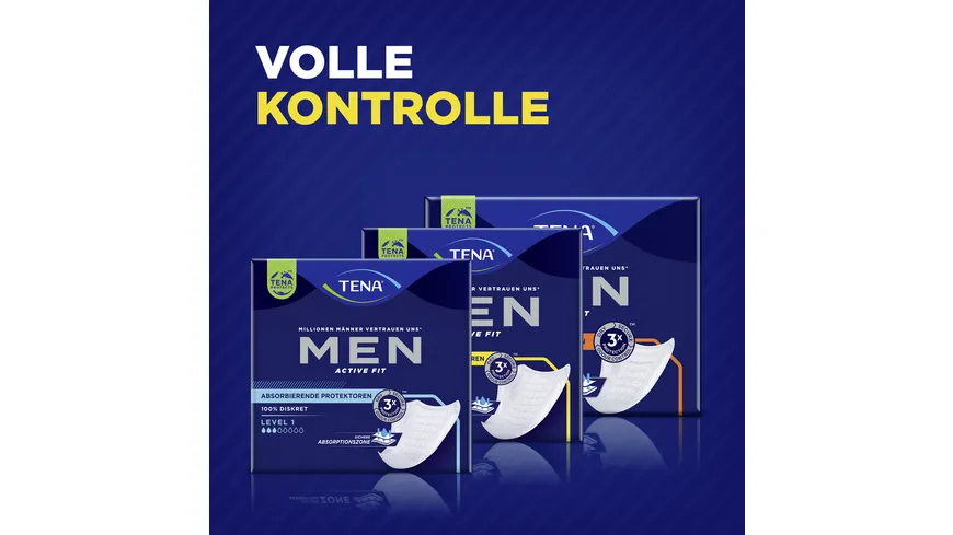 TENA MEN Active Fit Level 1 Inkontinenzeinlagen