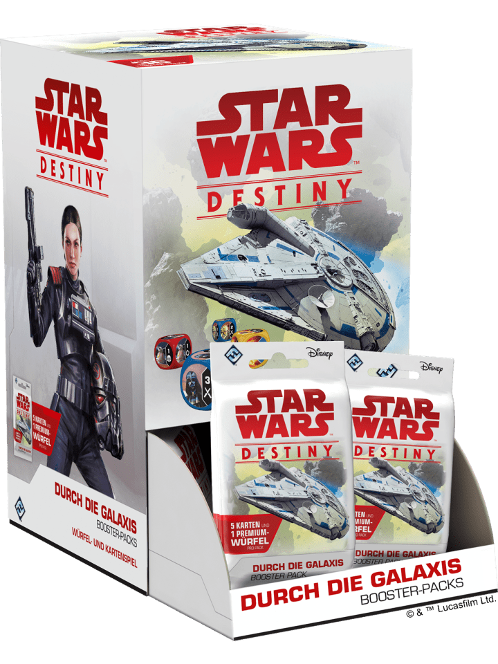 Fantasy Flight Games Star Wars Destiny Durch die Galaxis Booster-Pack 1 St. in Mehrfarbig ab 10 Jahre günstig kaufen onesize