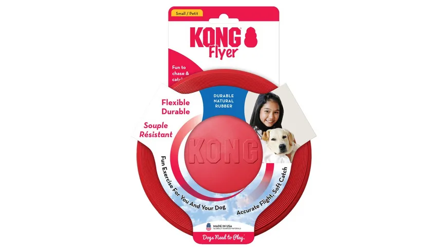 KONG Hundespielzeug Flyer S 18 cm