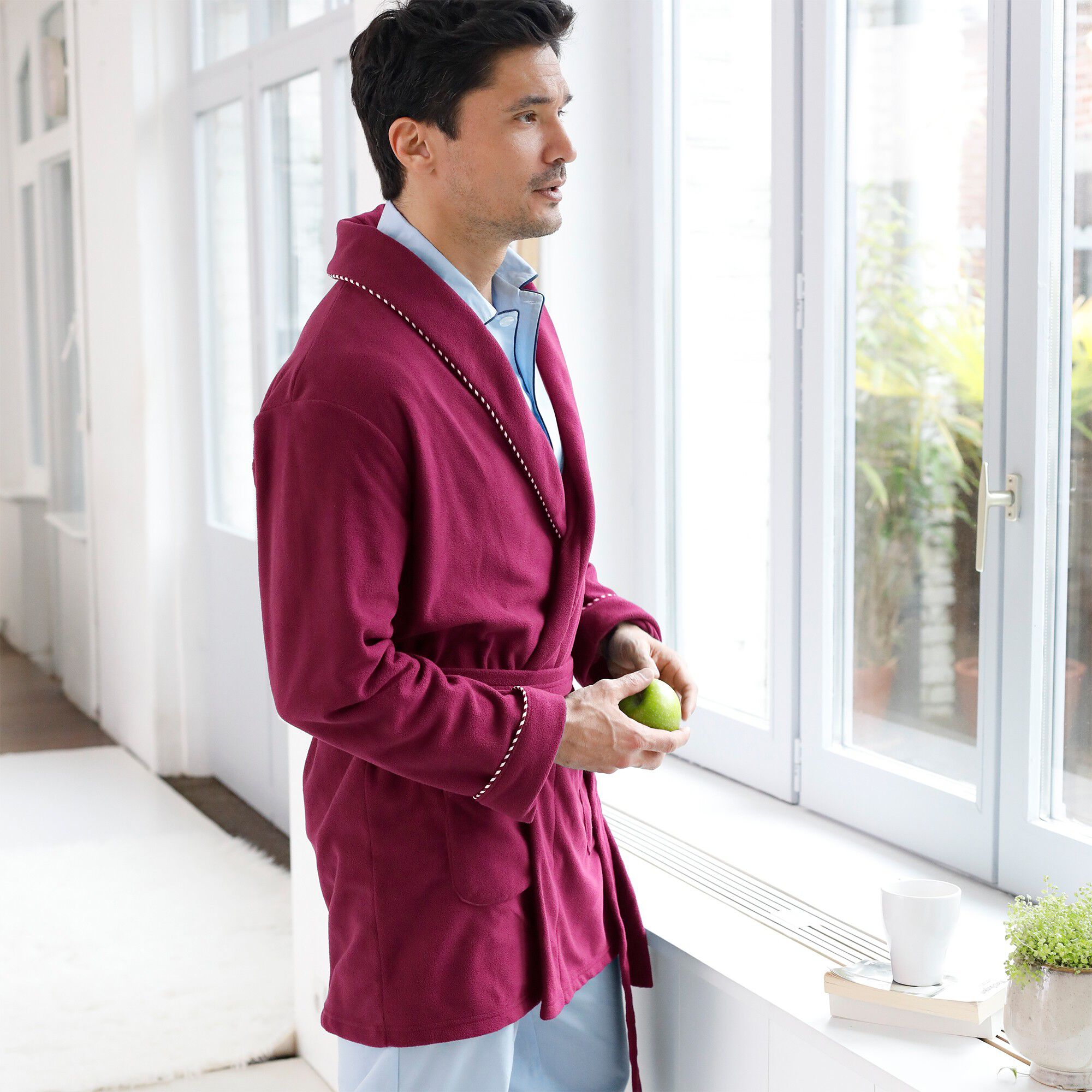 Veste d'intérieur maille polaire