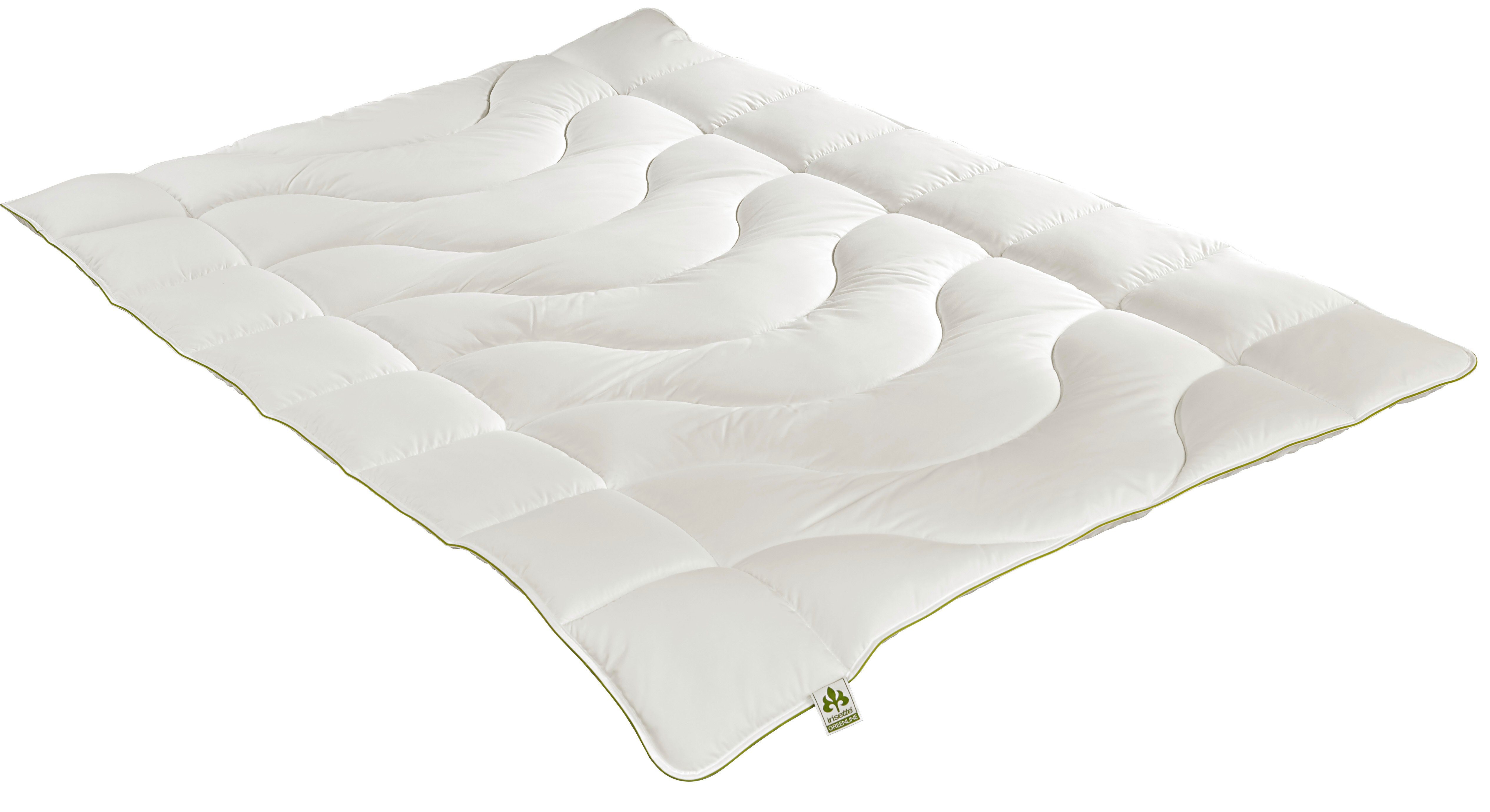 Microfaserbettdecke, Steppbett Irisette Greenline Cyclafill Eco, irisette GREENLINE, Füllung: 100% Polyester - Hohlfaser Cyclafill® (aus recycelten PET-Flaschen), Bezug: weich und anschmiegsam, waschbar bis 60°C, allergikergeeignet, umweltbewusste Sc