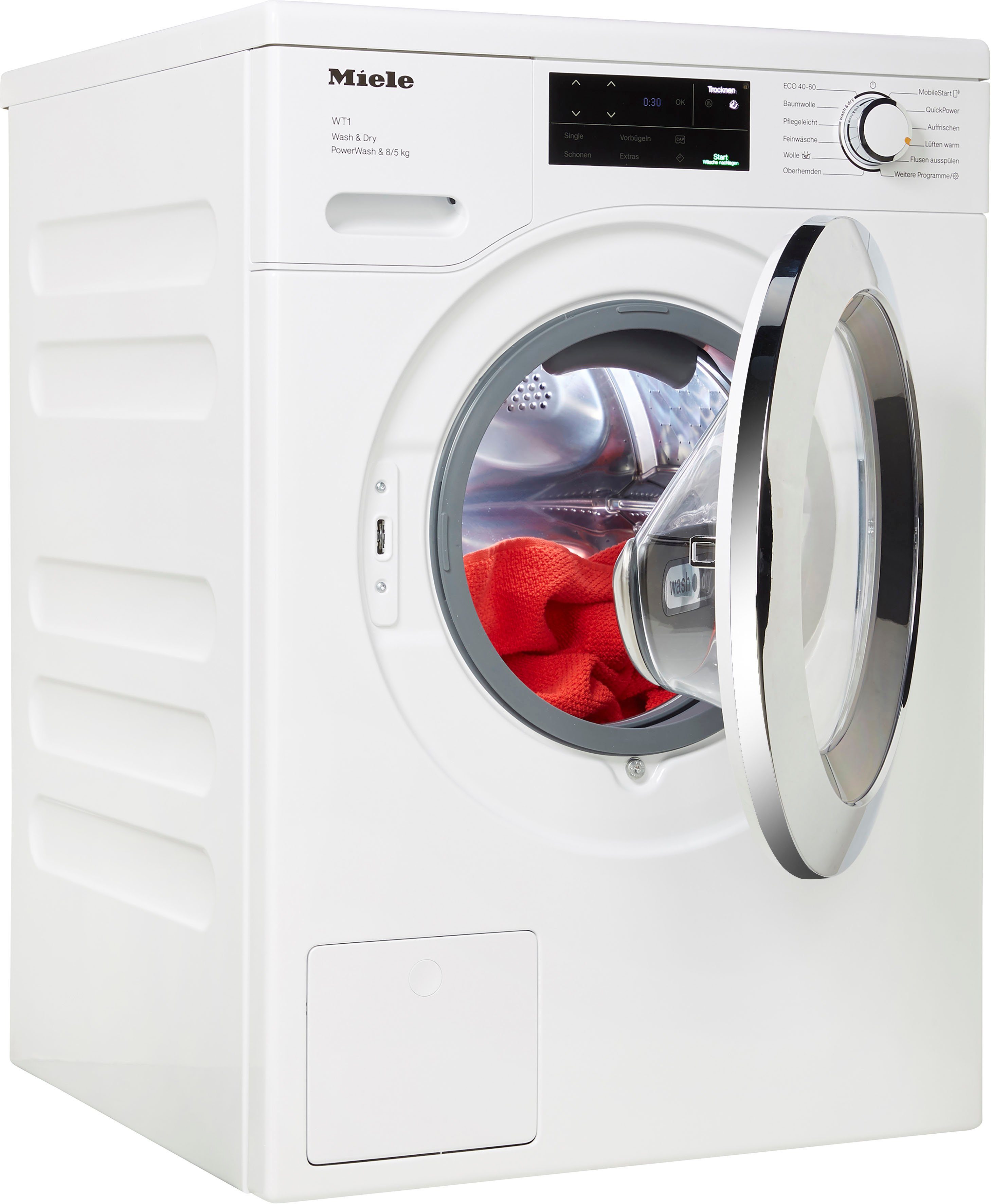 Miele Waschtrockner WTI360WPM, 5 kg, 8 kg, 1600 U/min, unterbaufähig, Single Wash&Dry
