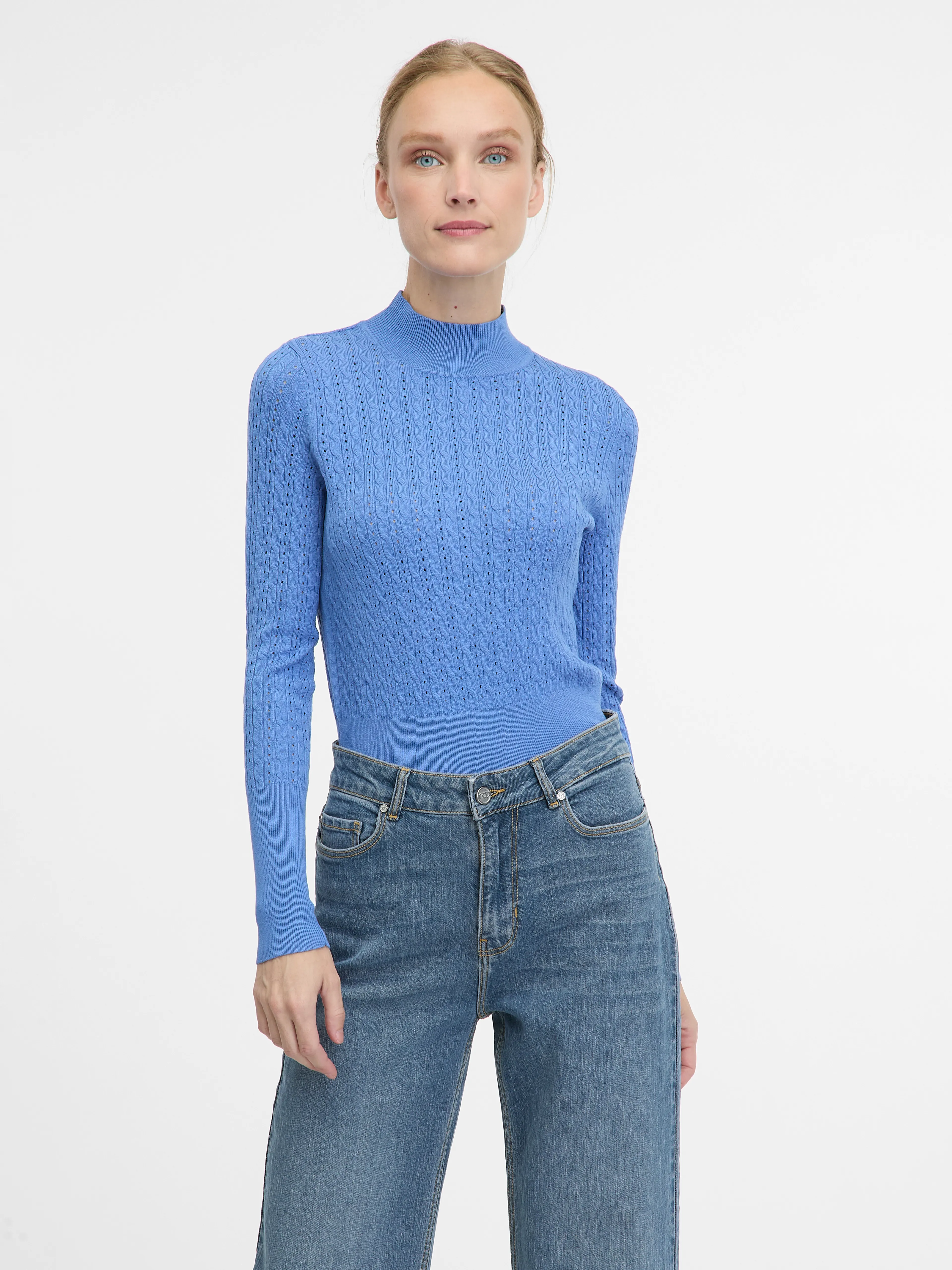 Blauer Damenpullover ORSAY