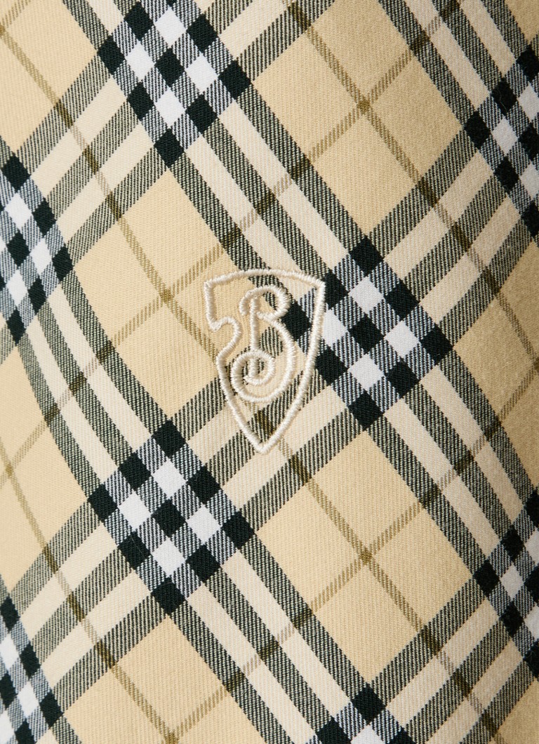 Μπλούζα Burberry από οργανικό βαμβάκι με καρό σχέδιο