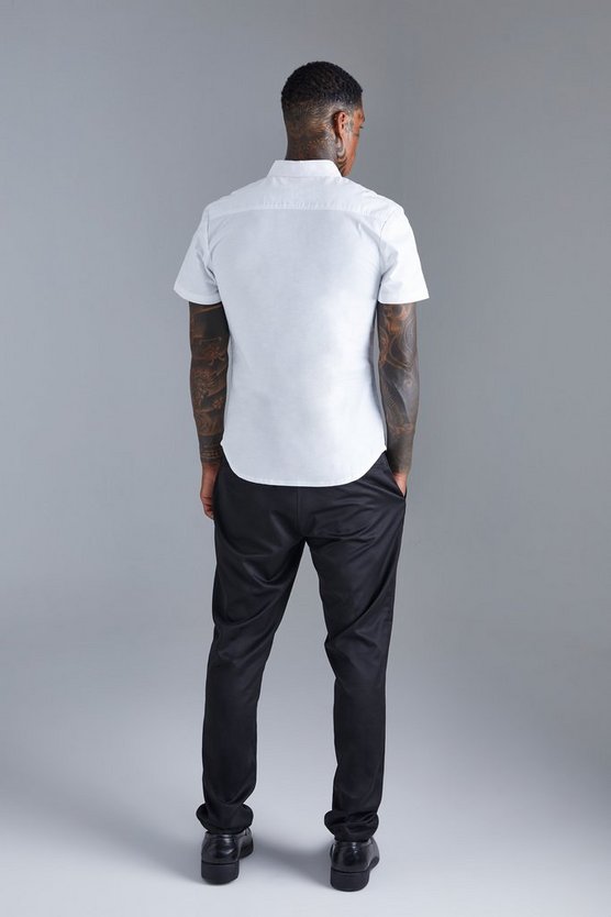Kurzärmliges Slim-Fit Hemd