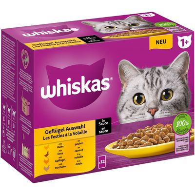 Megapack Whiskas 1+ Adult Frischebeutel 24 x 85 g