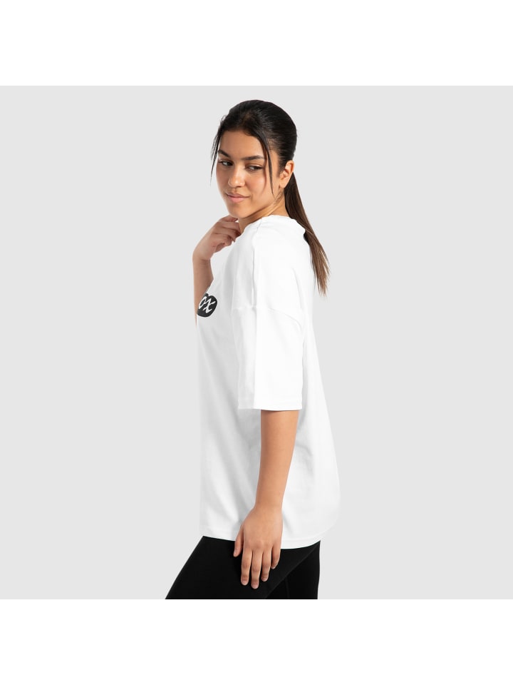 SMILODOX Unisex T-Shirt Macey in Weiß günstig kaufen