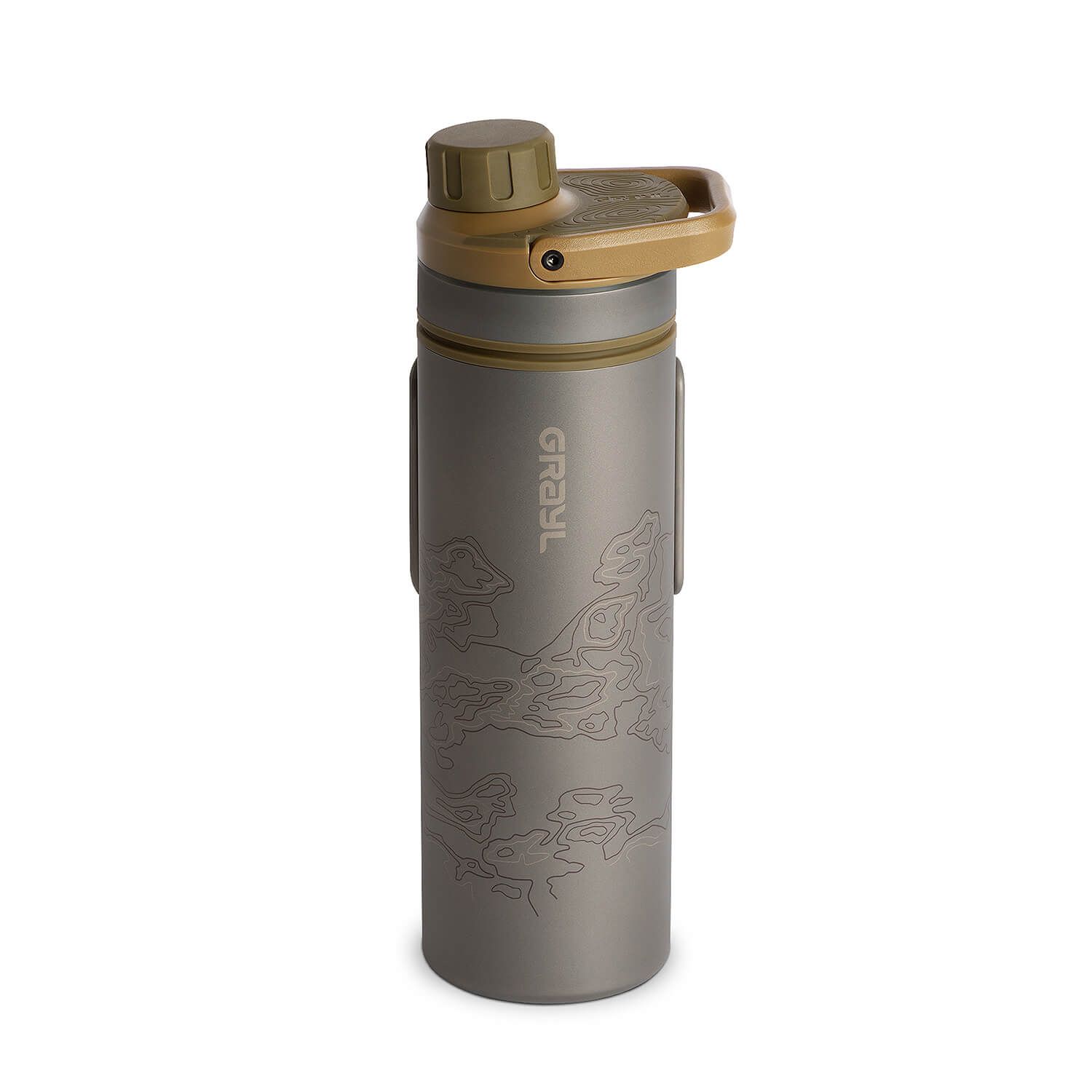 Titanium UltraPress Purifier Trinkflasche