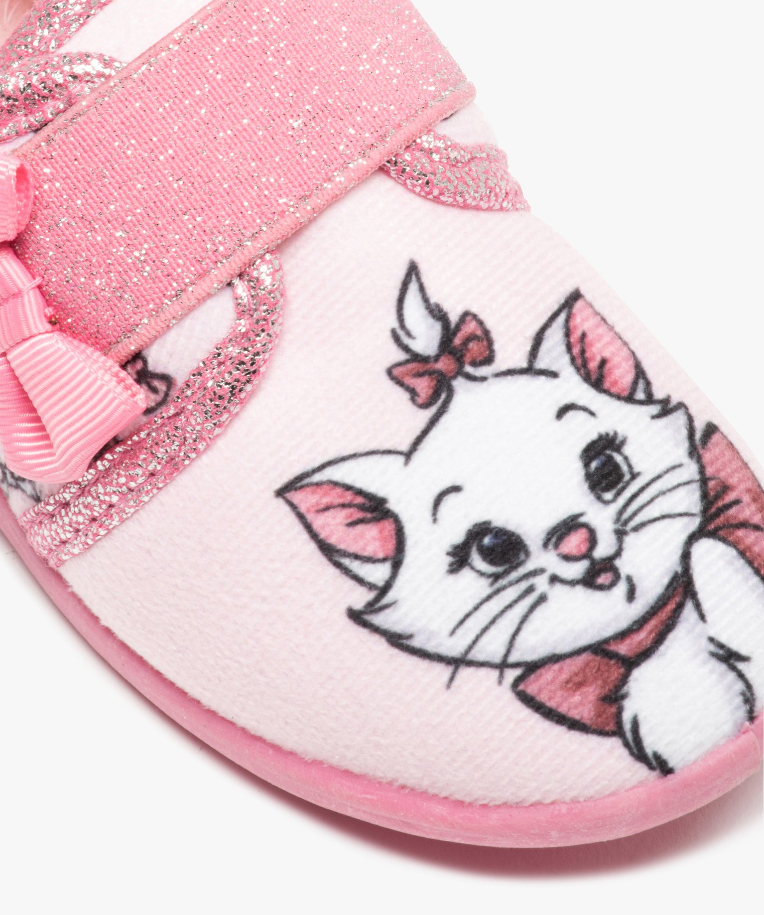 Chaussons en velours imprimés Aristochats fille – DS rose | GEMO