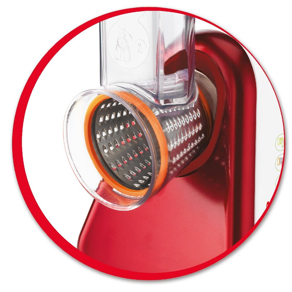 Moulinex Zerkleinerer Fresh Express Plus DJ756G elektrische Reibe 200 Watt, 2000 W