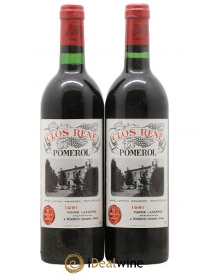 Clos René  1981 - Lot de 2 Bouteilles