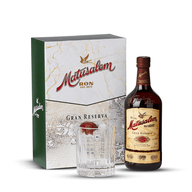 Coffret Matusalem 15 ans + 1 verre