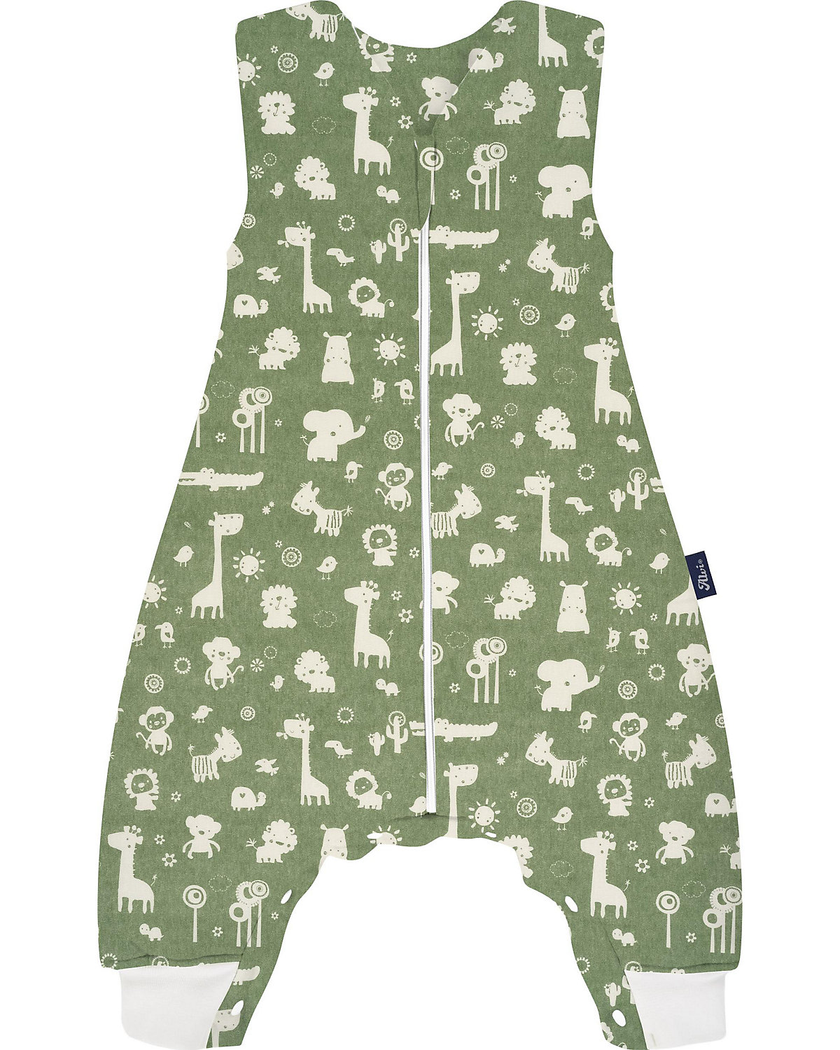 Sleep-Overall - TOG 2,5 - Granite Animals, 110 cm