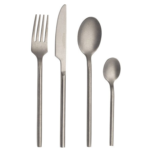 Tafelbesteck Bari, 16-tlg., für bis zu 4 Personen, Stonewashed