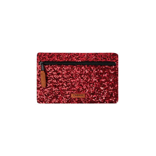 Medium front pocket, Rue de la Hotte red