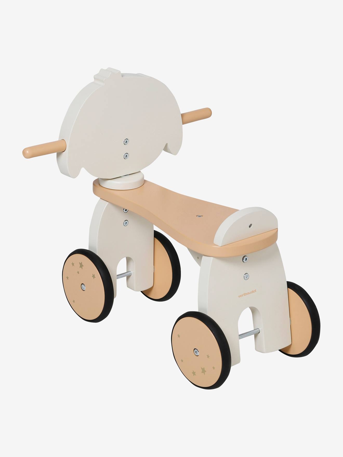 Porteur Lapin en bois FSC® gris