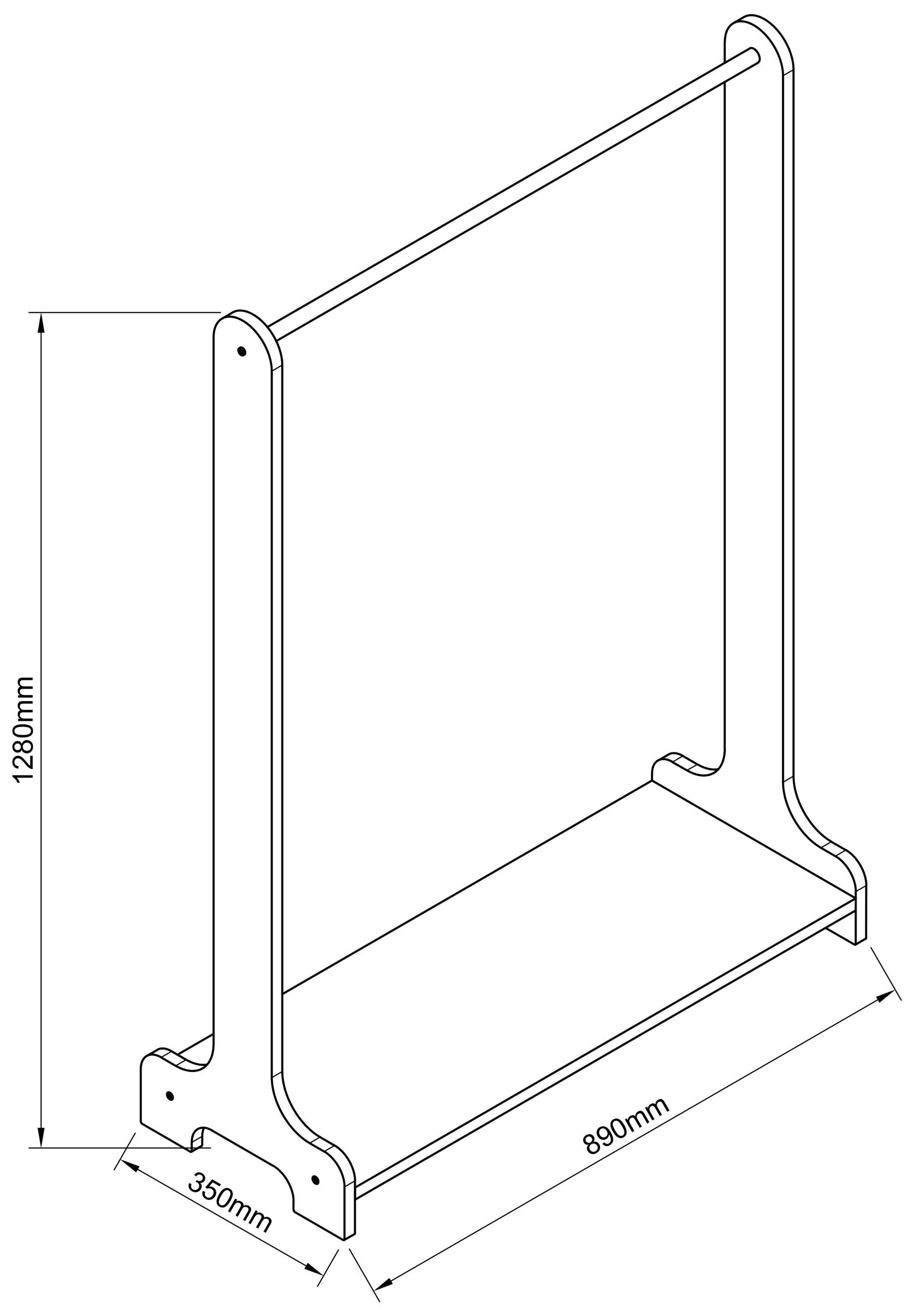 VCM Kleiderschrank Offener begehbarer Kleiderschrank Regal Lempu M (1-St)