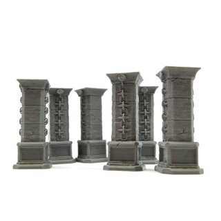 Stone Pillars for Gloomhaven - 6 pieces