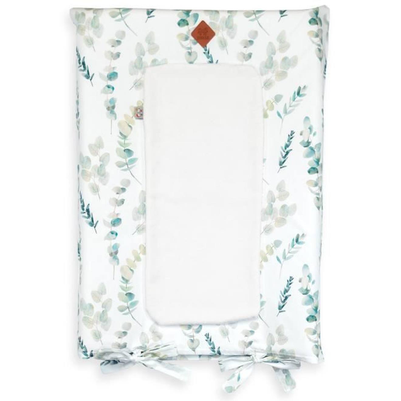 Housse de matelas à langer, Eucalyptus TU blanc