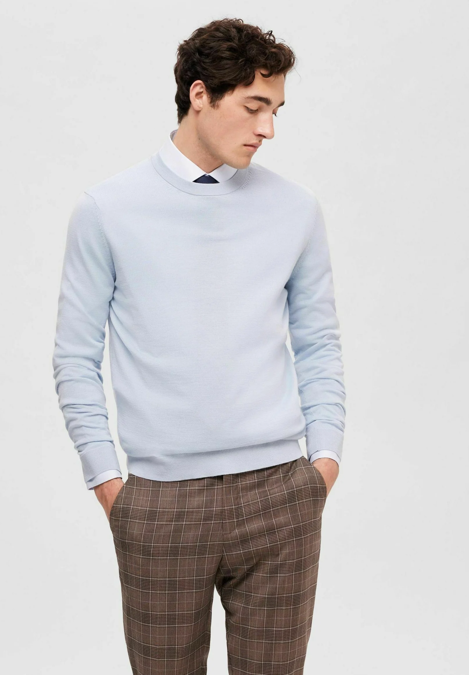 Suéter SLHTOWN MAX CREW NECK B NOOS de Selected Homme