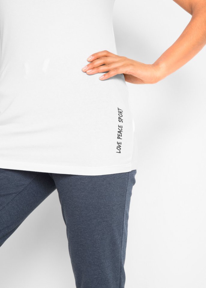 Sport-Longshirt mit Baumwolle (2er Pack)
