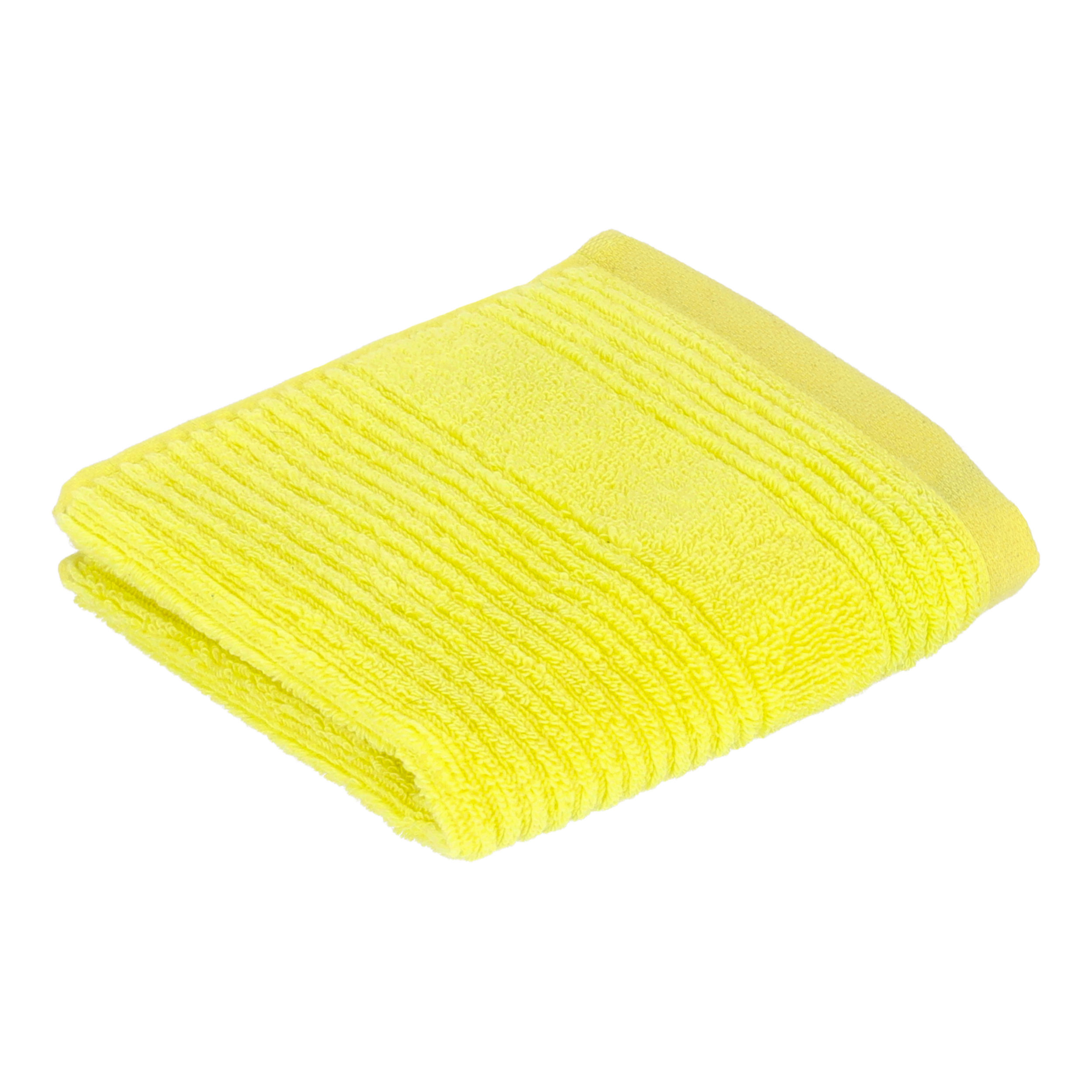 VOSSENGästetuch electric yellow
