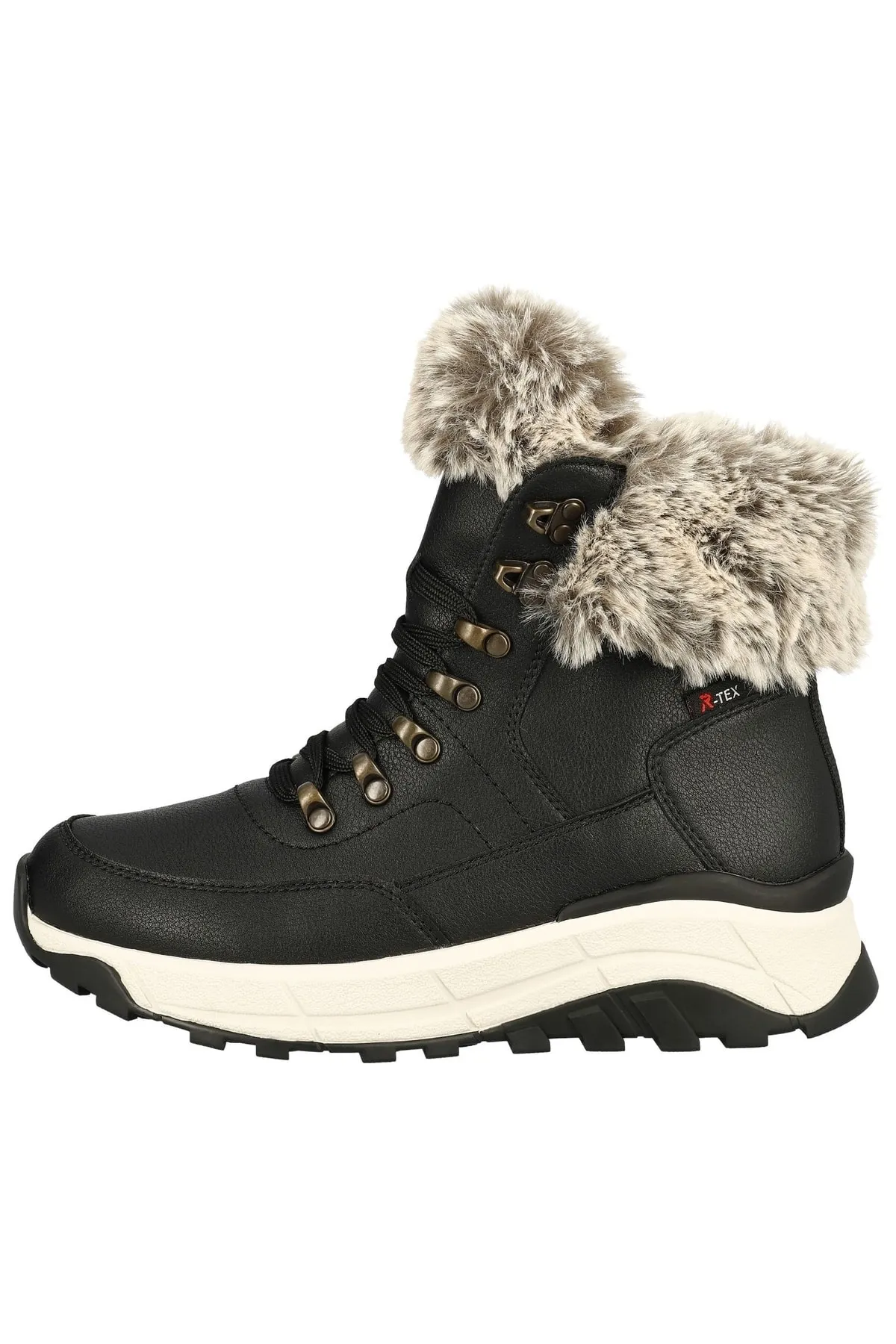 Rieker  Stiefelette - Schwarz - Flacher Absatz