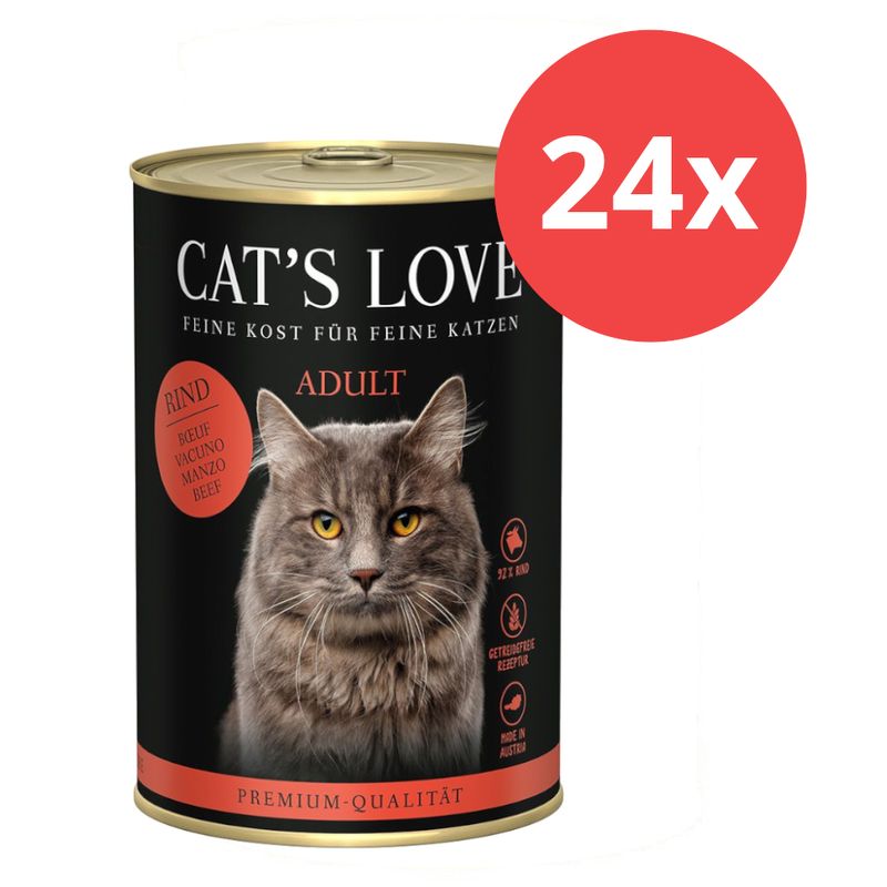 Sparpaket Cat's Love 24 x 400 g zu TOP-Preisen