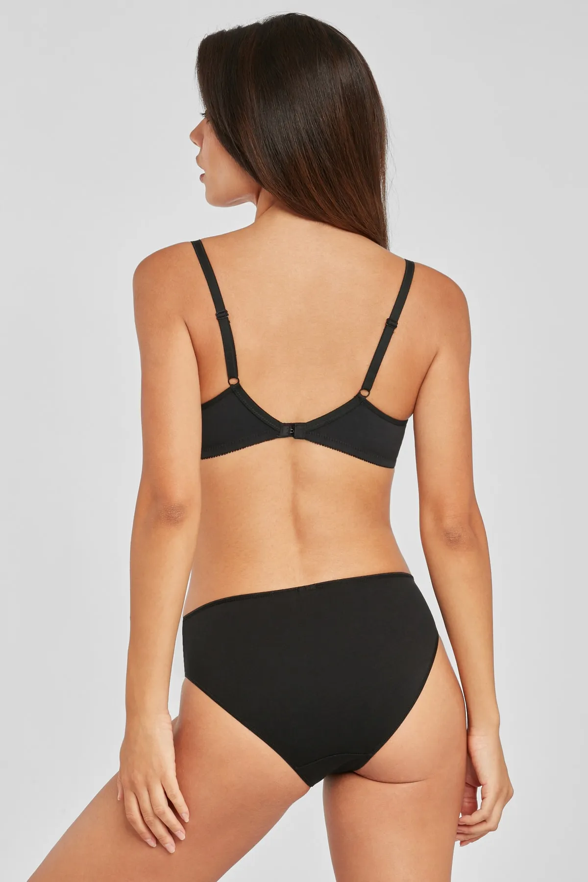 PETITE FLEUR  BH - Schwarz - Unifarben