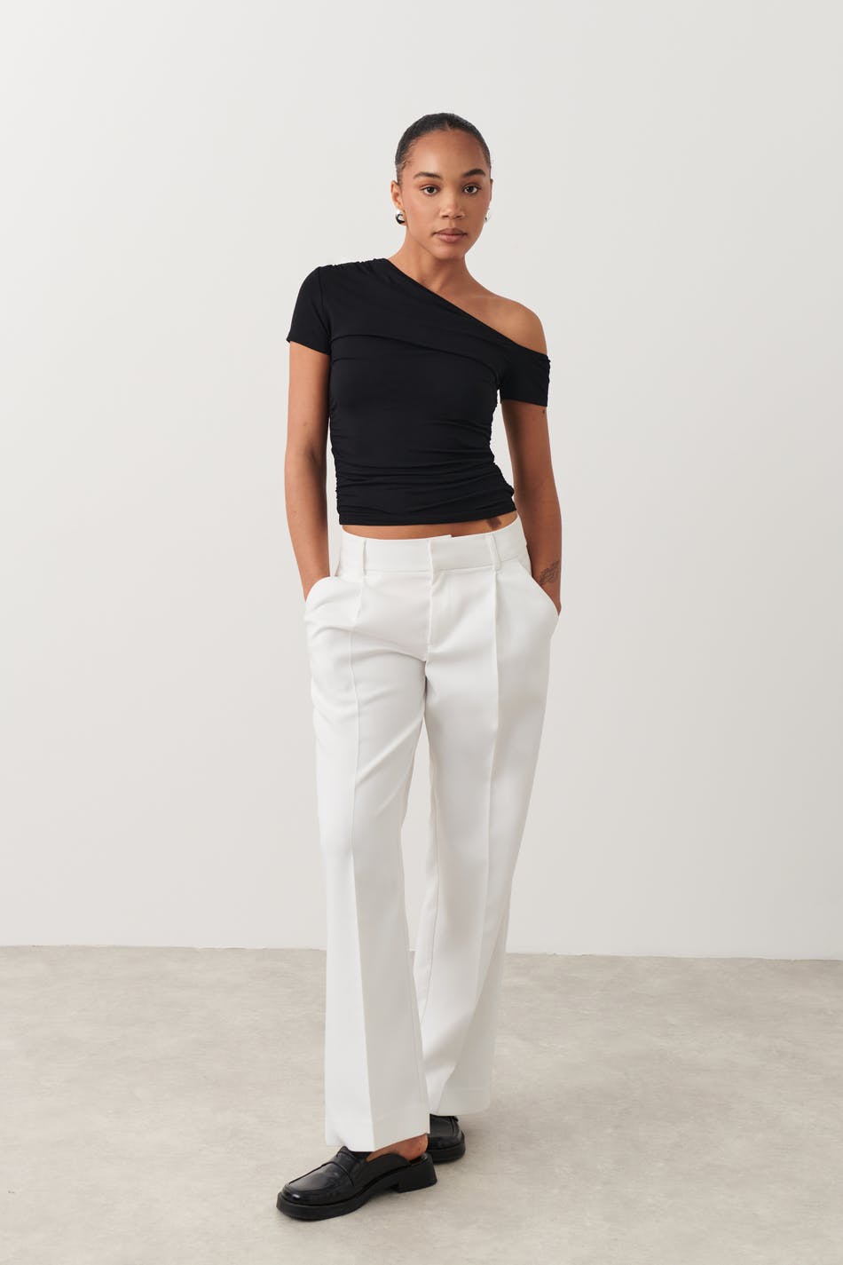 Soft touch asymmetric top