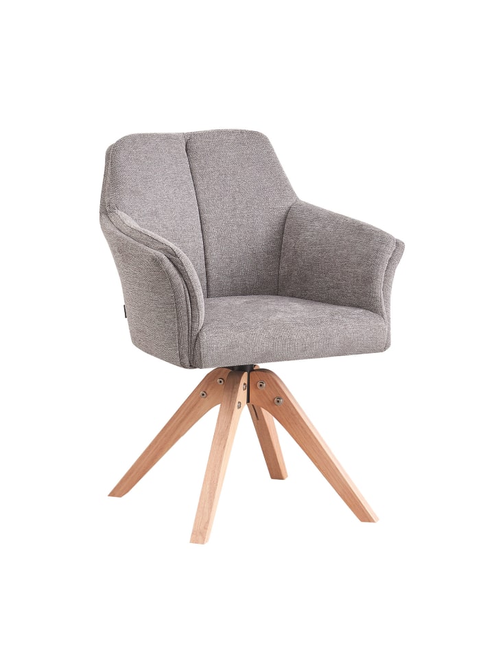 B&D Home Drehstuhl DAISY in Grau - (B)62 x (H)86 x (T)63 cm günstig kaufen onesize
