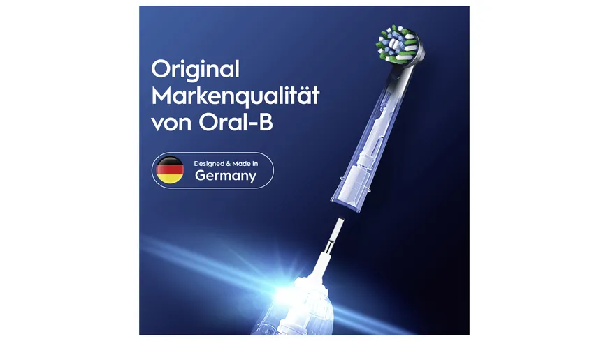 Oral-B PRO CROSSACTION Aufsteckbürsten Schwarz 4 Stück AM