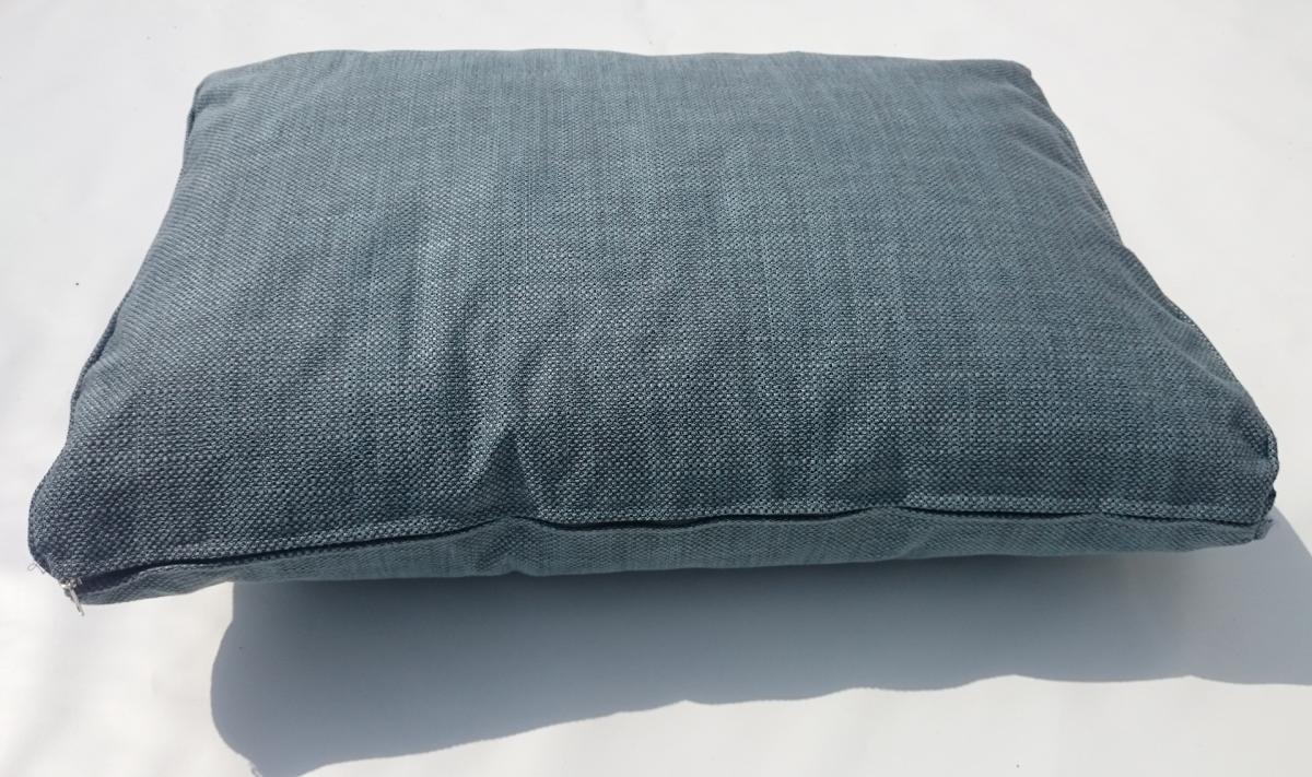 Famous Home Rückenkissen Loungekissen 60x43cm Ice Blue Extra Comfort