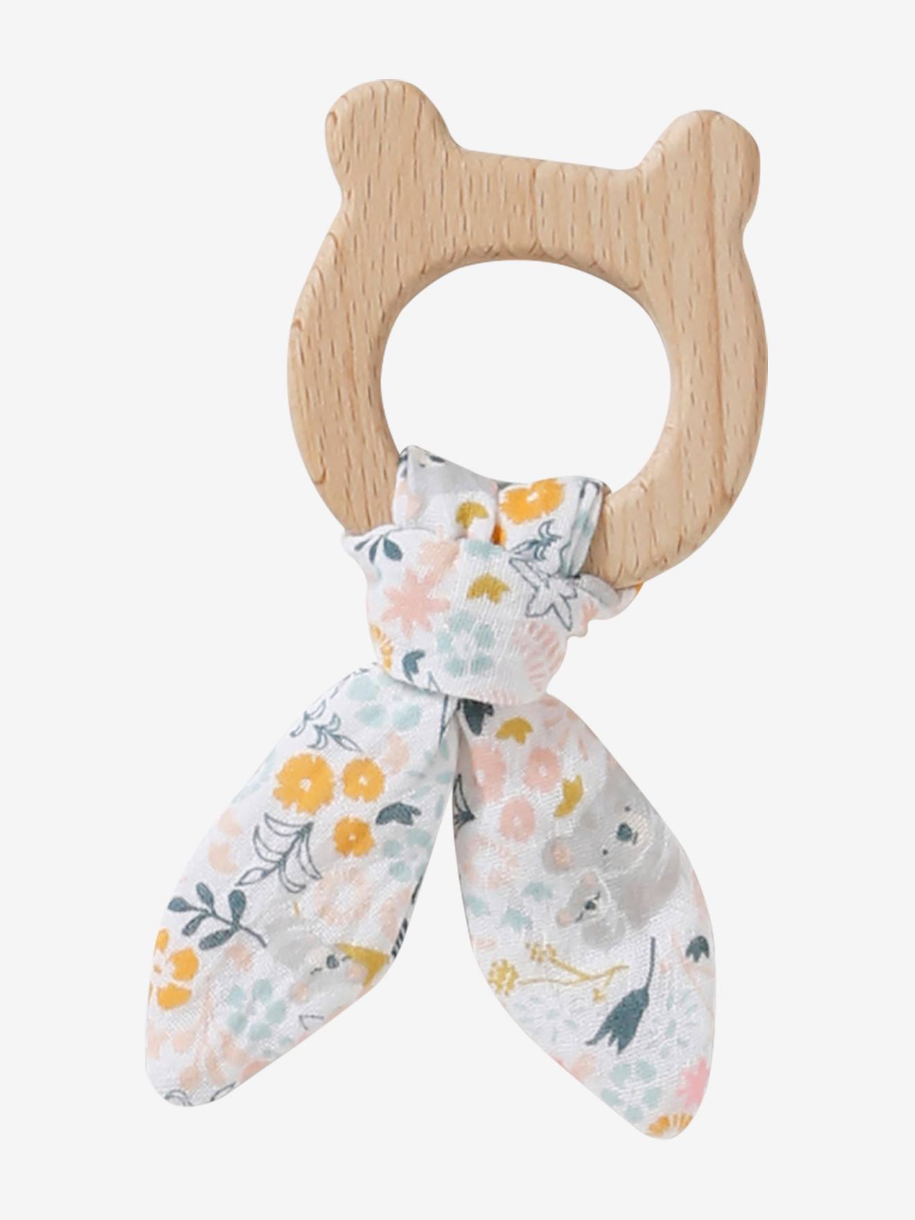 Vertbaudet Baby Geschenk-Set: Wickeltuch, Schmusetuch & Greifling mit Geschenkverpackung - rosa/koala