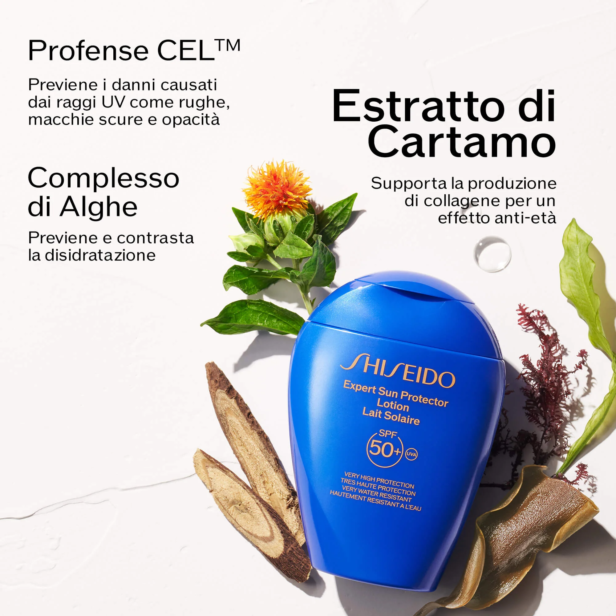 Solari Expert losjon za sončenje SPF50+ - Visoko zaščitno mleko za sončenje za telo.