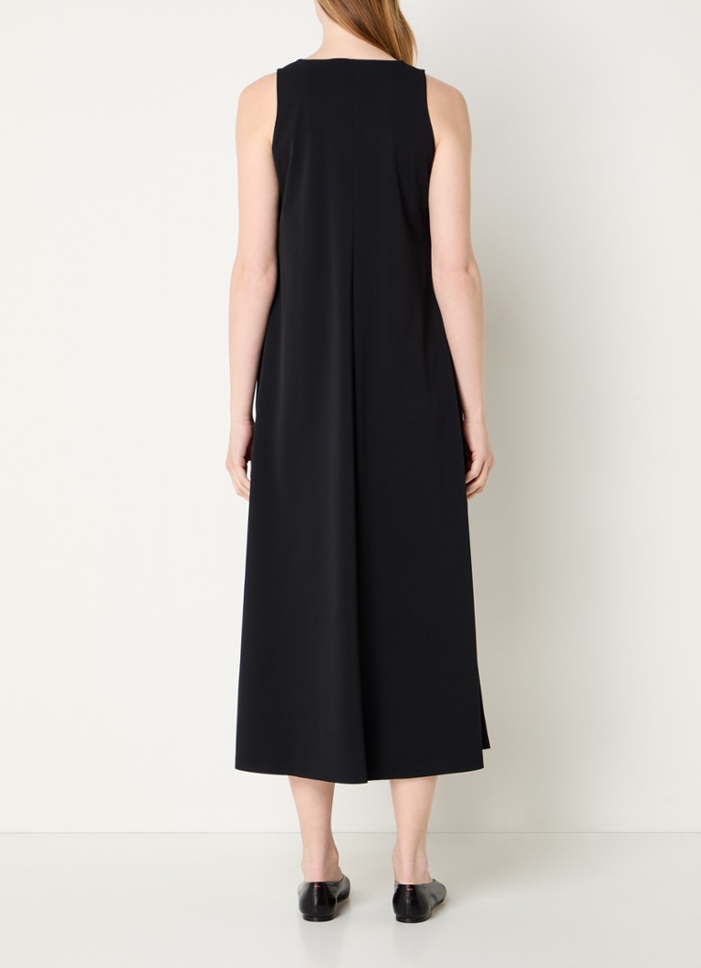 Vestido midi Pier de MaxMara en tejido elástico con bolsillos laterales.