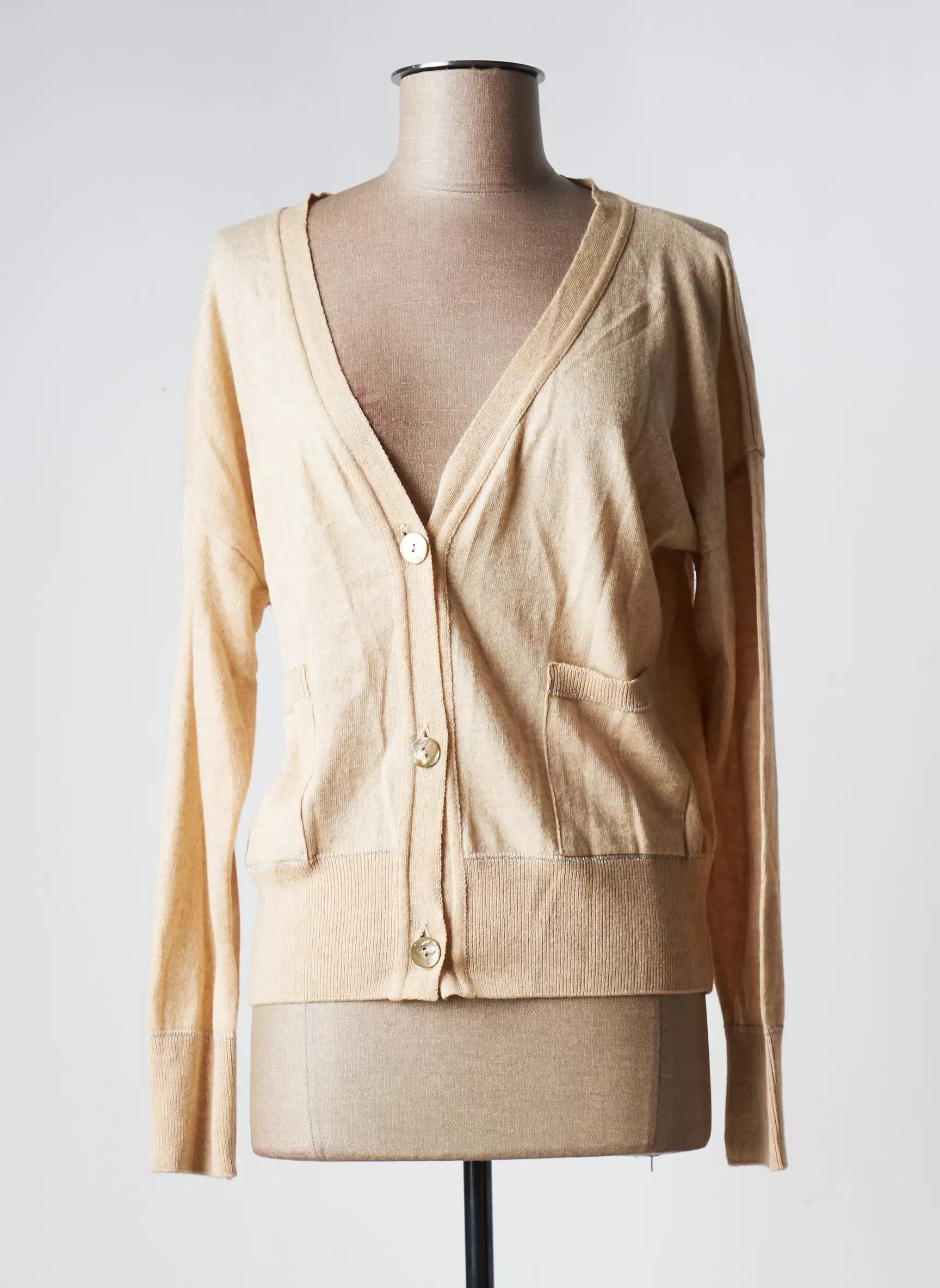 Griffon Cardigans Femme couleur beige