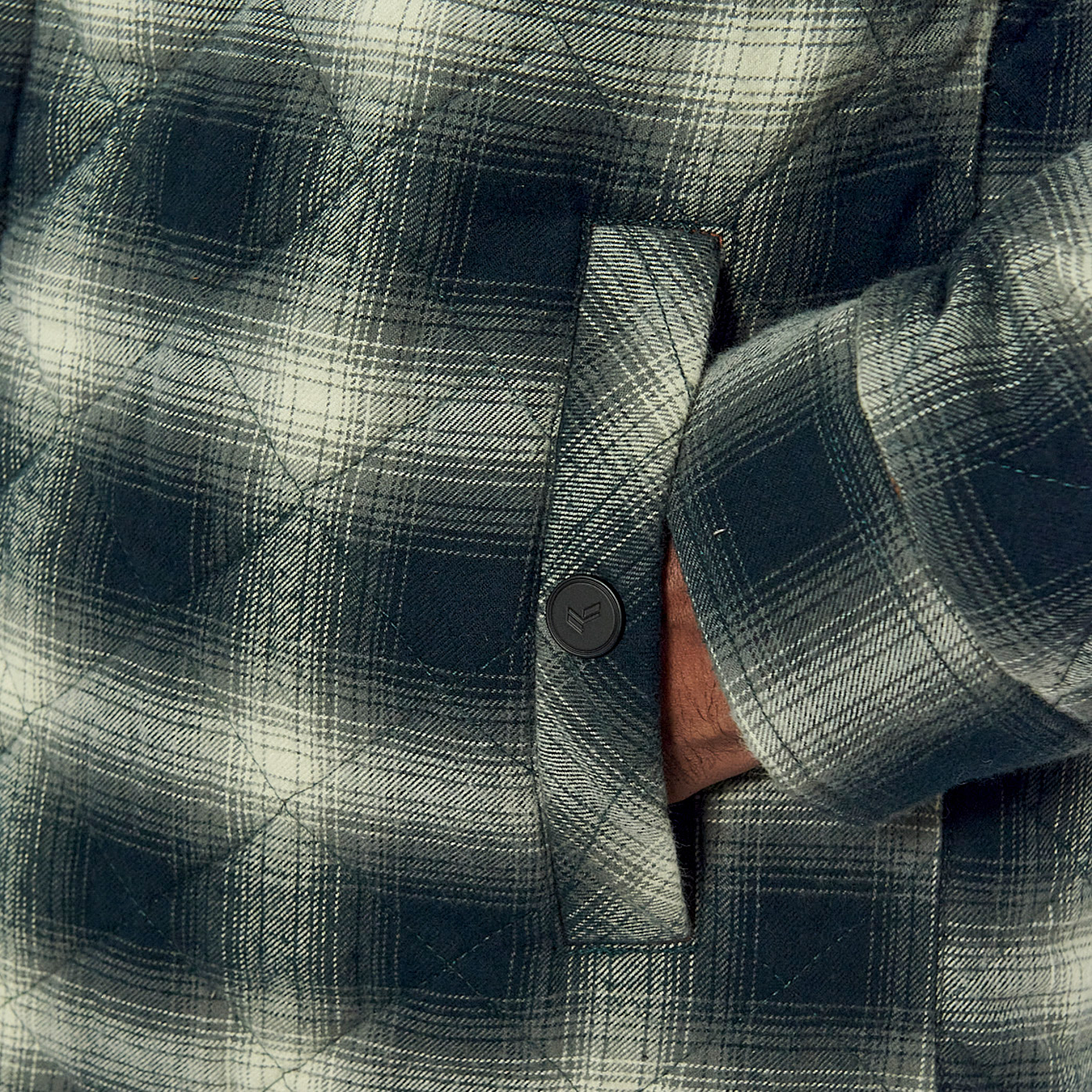 TOKYO  Veste à carreaux verts Homme