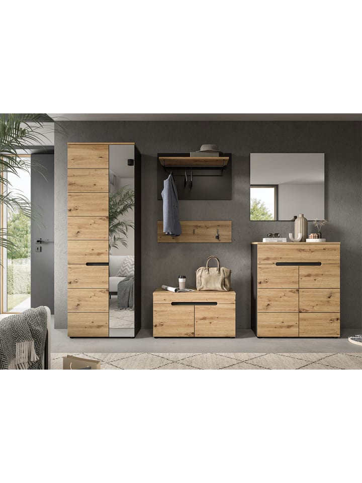 ebuy24 Garderobenmöbel Canu Eiche 255 x 37 cm günstig kaufen onesize