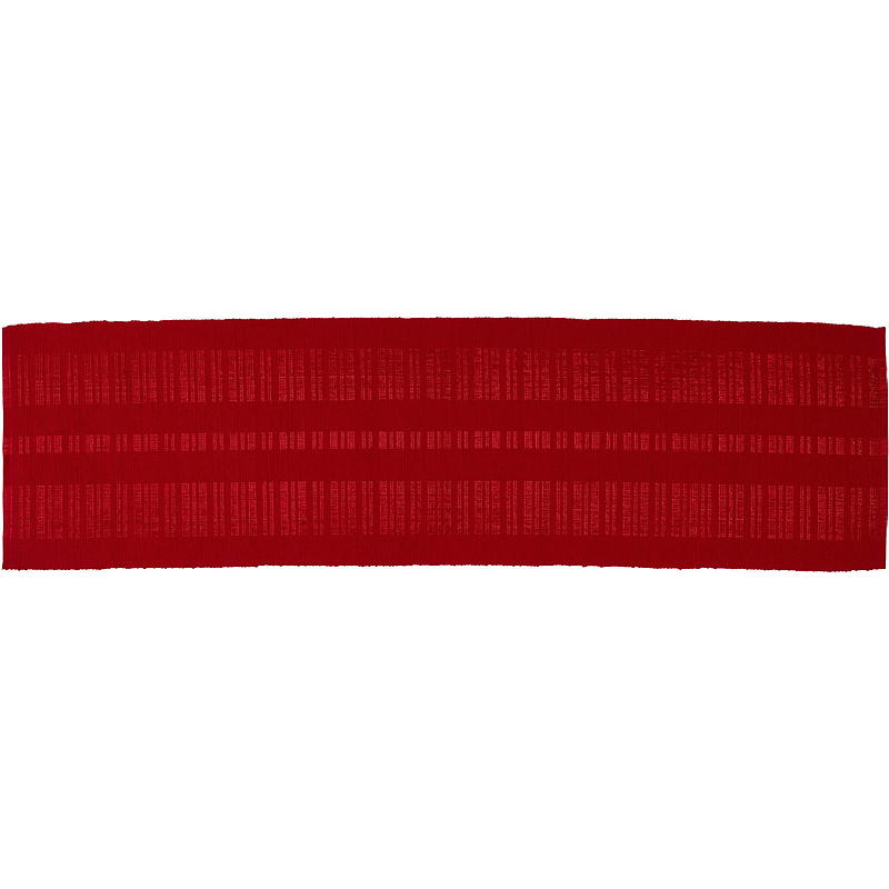 Home Løper 39x140 cm rib rød m/lurex