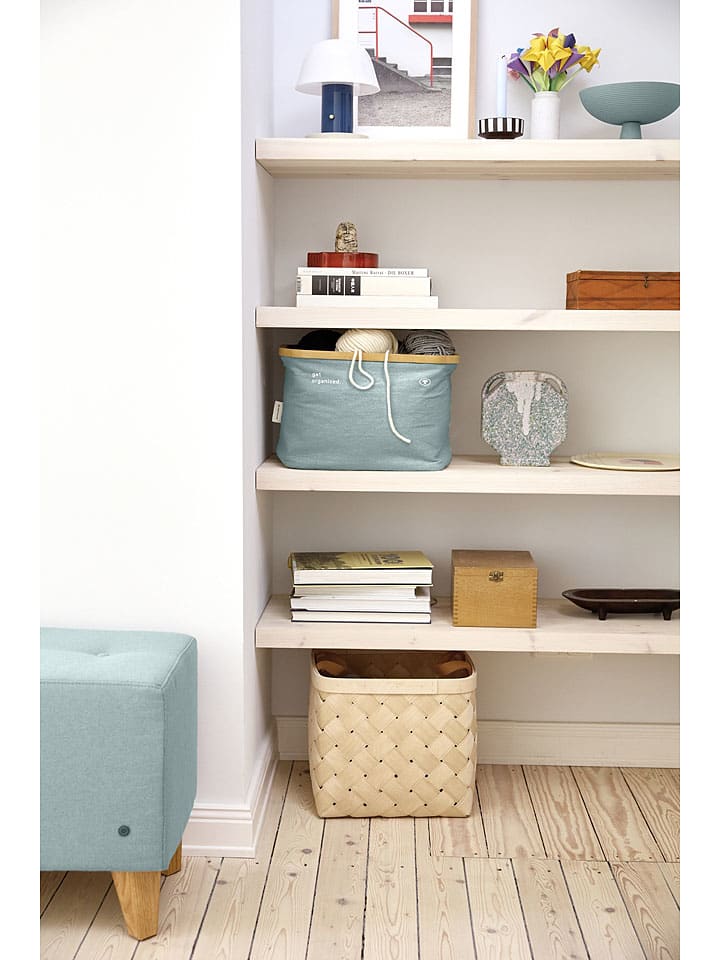 Tom Tailor 2er-Set: Aufbewahrungskörbe in Mint - (B)38 x (H)26 x (T)26 cm günstig kaufen onesize