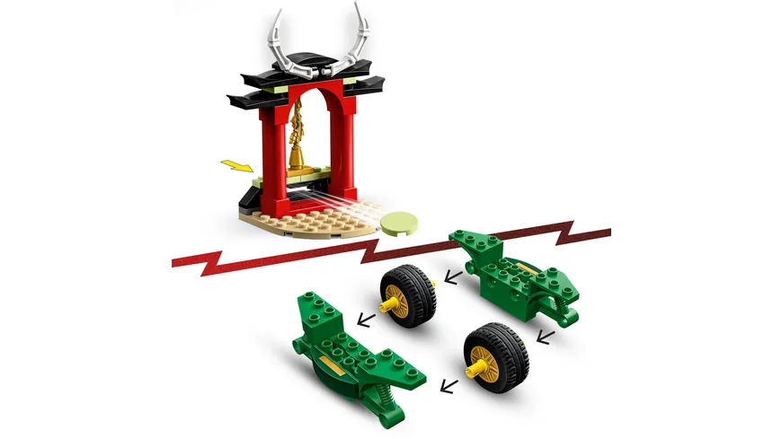 LEGO NINJAGO 71788 Lloyds Ninja-Motorrad Spielzeug für Kinder ab 4 Jahre