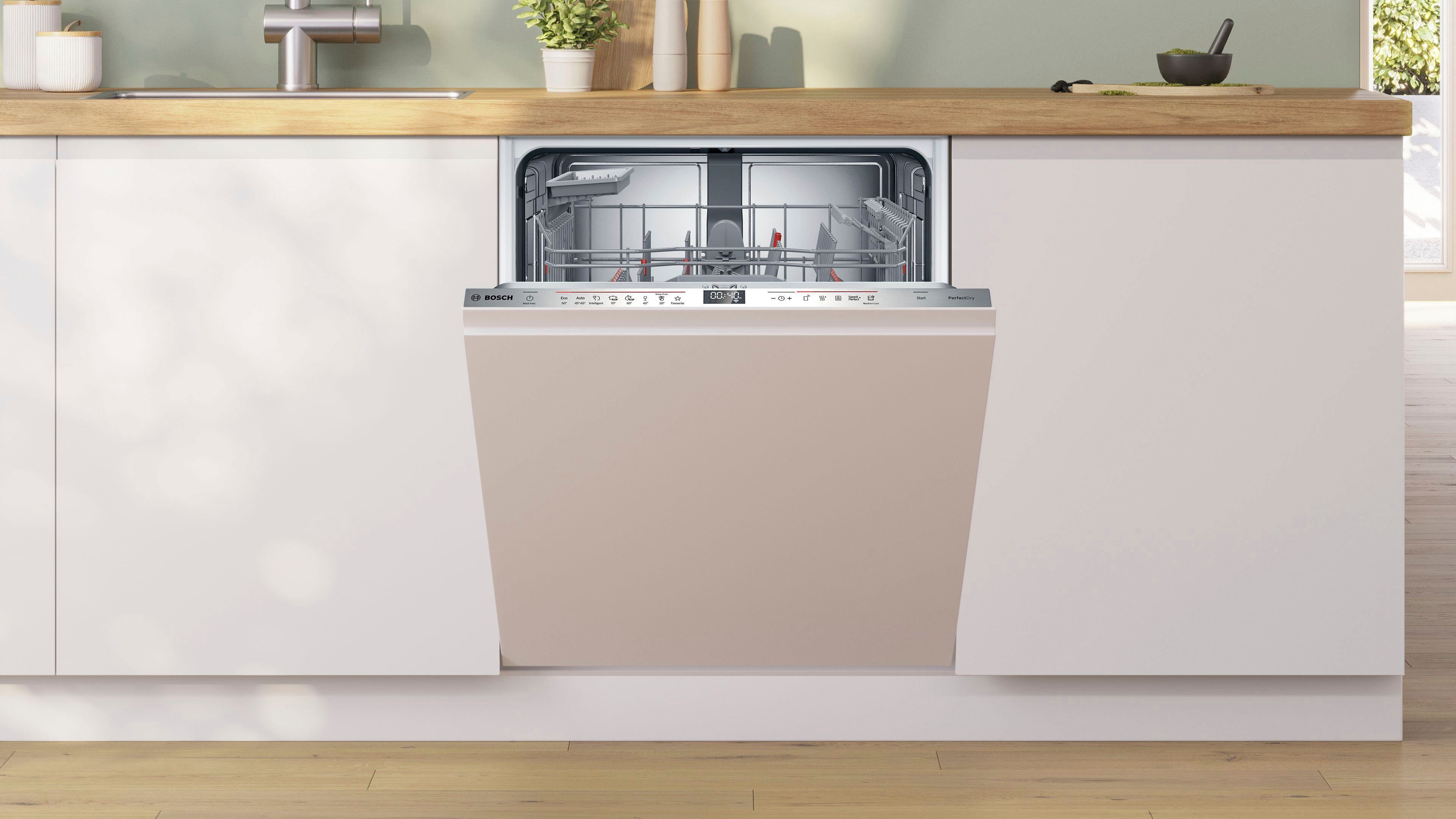 BOSCH vollintegrierbarer Geschirrspüler 6, SMV6YAX04E, 13 Maßgedecke