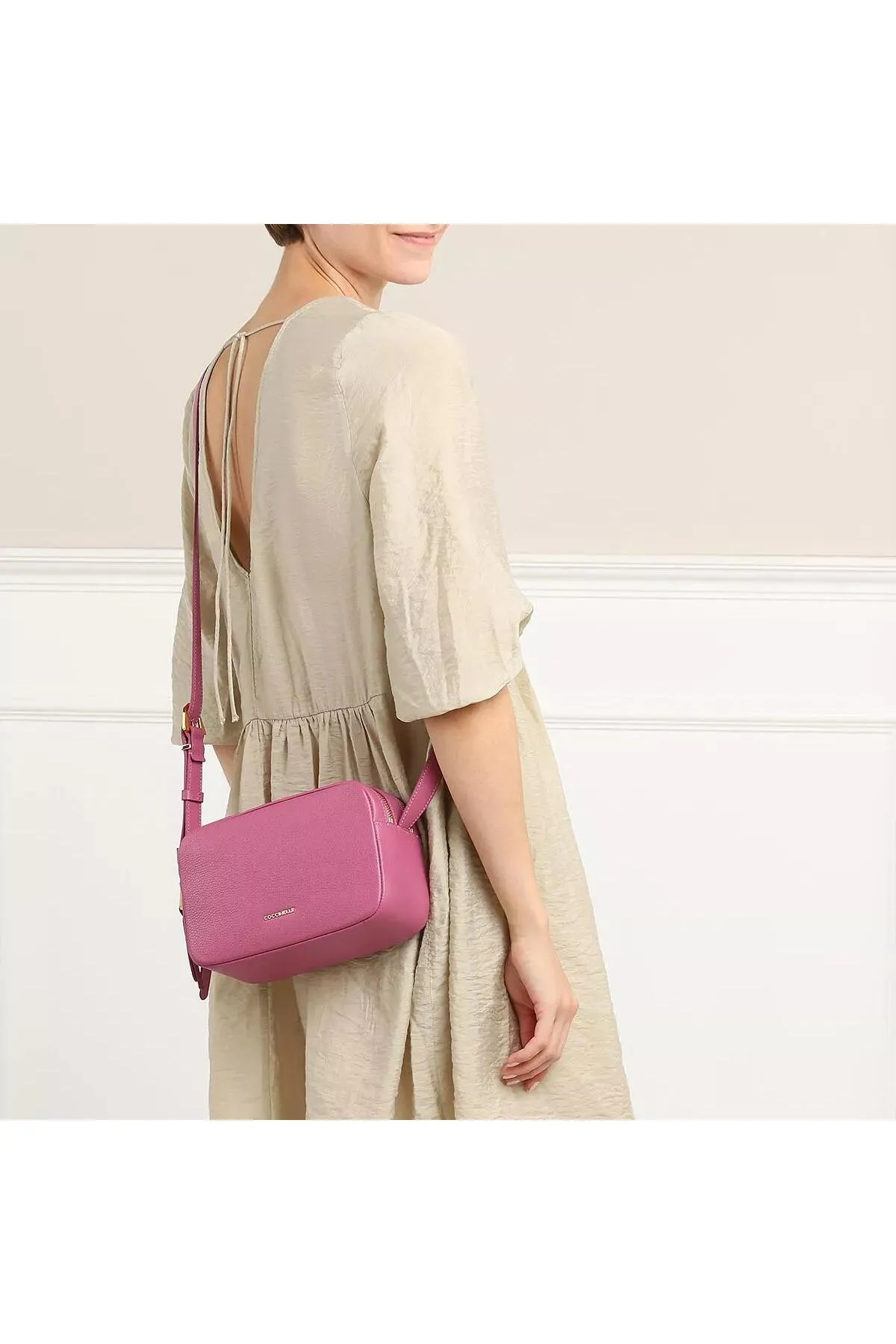 Coccinelle  Handtasche - Rosa - Strukturiert