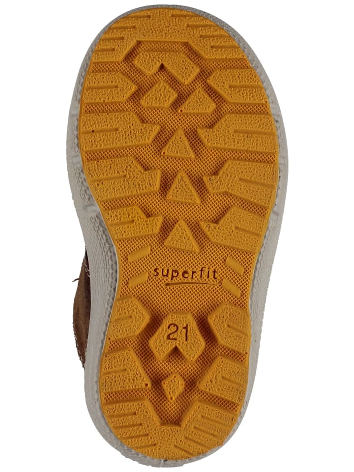 superfit Stiefelette in Braun/Gelb günstig kaufen