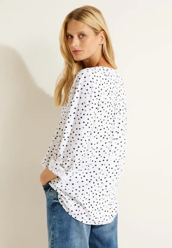CECIL Bluse mit Punktemuster